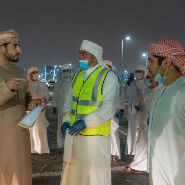 بلدية عجمان تنفذ أضخم عملية تعقيم على مستوى الإمارة