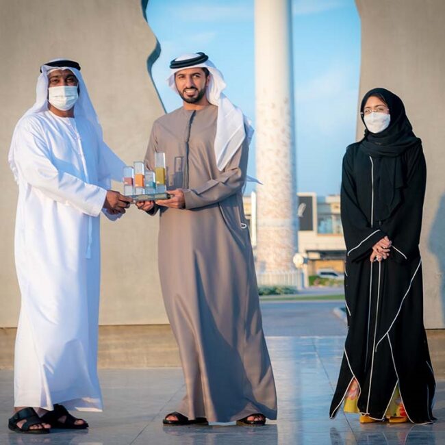 سمو الشيخ راشد بن حميد النعيمي يكرم الشركاء وموظفي التعداد لإسهامهم في تصدر الامارة في مجال الانتهاء من كافة المسوحات قبل الموعد المحدد