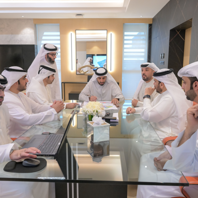 Rashid bin Humaid Discusses the Development of an Updated Strategic Plan of Emirate’s Infrastructure