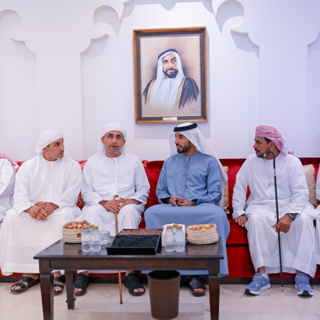 Rashid bin Humaid offers his Sincere Condolences on the Passing of Saeed Amer Al Neyadi