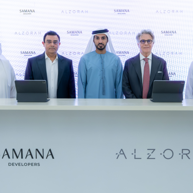 بحضور راشد بن حميد.. “الزورا” توقع اتفاقية استحواذ على قطعة أرض مع “سمانا” لتطوير وجهة راقية في مدينة الزورا بعجمان بـ 2.7 مليار درهم