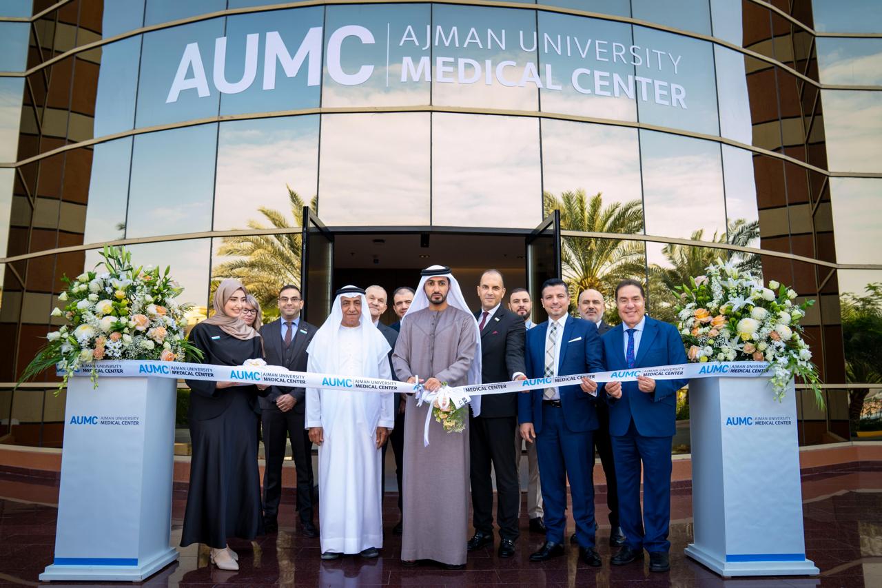 Rashid Rrr Rashid bin Humaid Opens Ajman University Medical Center - RRR